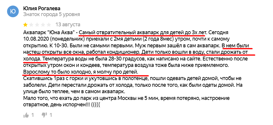 Отвратительный аквапарк